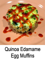 Quinoa Edamame Egg Muffins