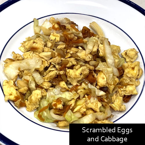 Scrambled Eggs and Cabbage