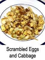 Scrambled Eggs and Cabbage