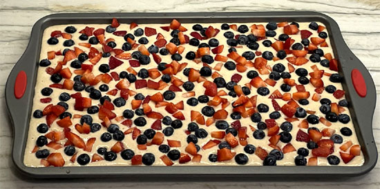 Sheet Pan Protein Pancakes with FRUIT