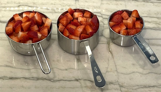 Sheet Pan Protein Pancakes - Strawberries