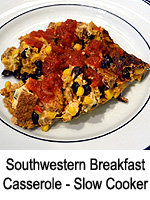 Southwestern Breakfast Casserole - Slow Cooker