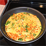 Spinach and Sweet Potato Frittata