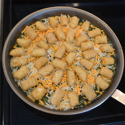 Veggie Puff Casserole Build Step 3.