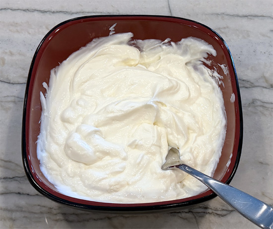 Whisk in the Jell-O powder until smooth.