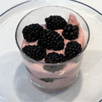 Blackberry Cottage Cheese Cups