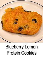 Blueberry Lemon Protein Cookies