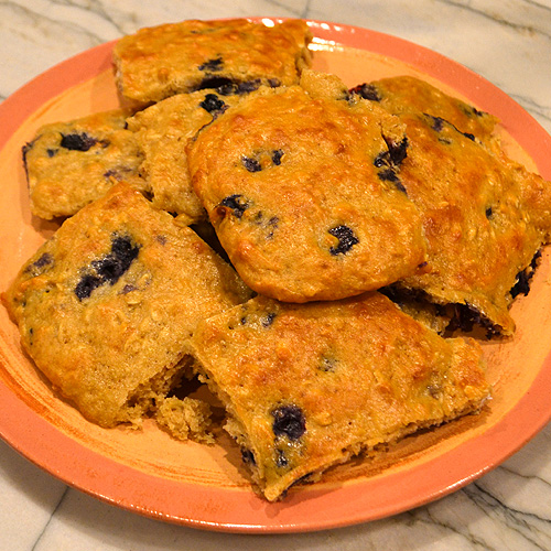 Blueberry Lemon Protein Cookies