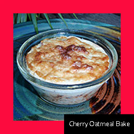 Cherry Oatmeal Bake