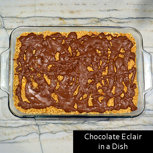 Chocolate Eclair in a Dish