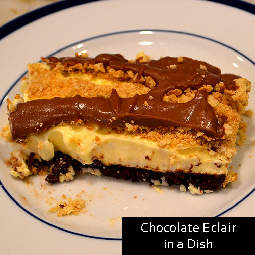 Chocolate Eclair in a Dish