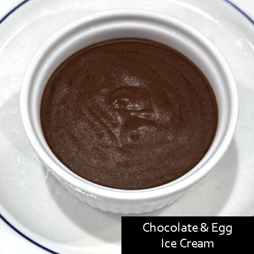 Chocolate & Egg Ice Cream