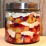 Cranberry Strawberry Trifle