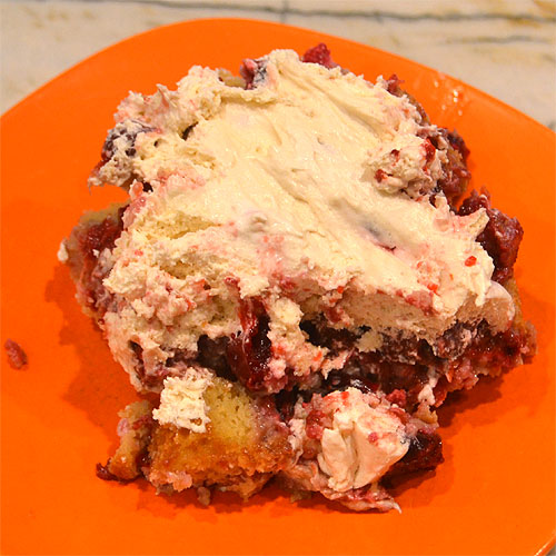 Cranberry Strawberry Trifle
