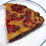 Crustless Cranberry Pie