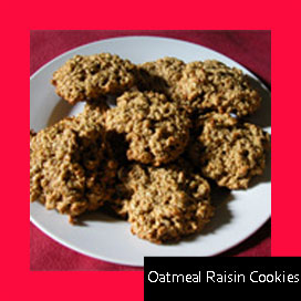 Oatmeal Raisin Cookies