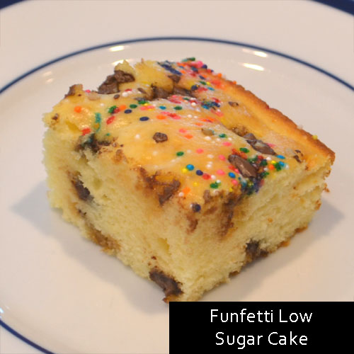 Funfetti Low Sugar Cake