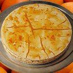 Orange Cheesecake with Marmalade Glaze