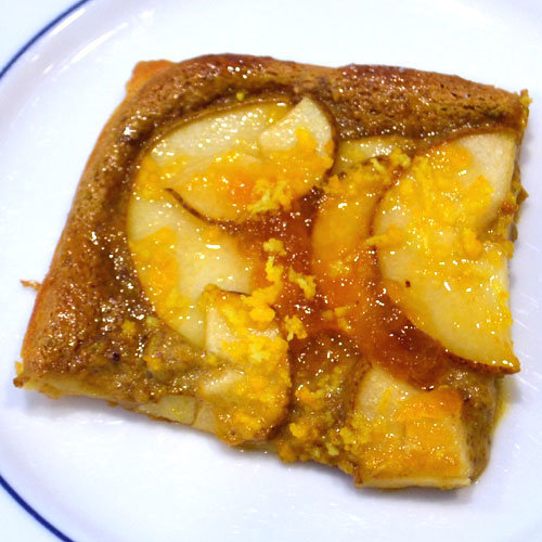 Pear and Pistachio Tart