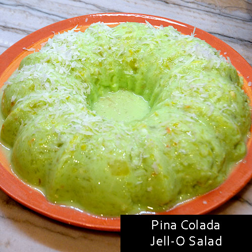 Pina Colada Jell-O Salad