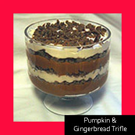 Pumpkin & Gingerbread Trifle