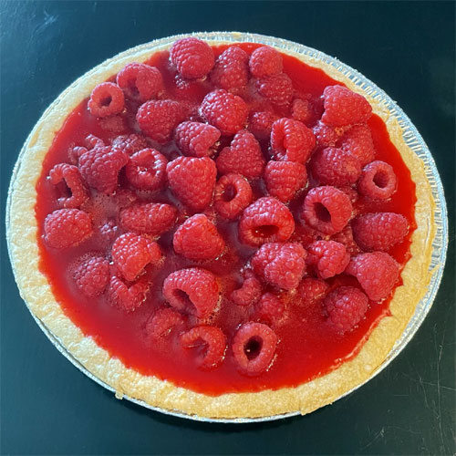 Raspberry Pie Filled with Berries and Jell-O