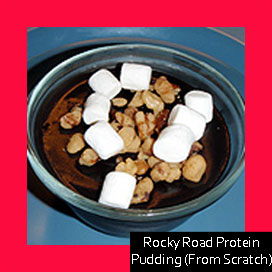 Rocky Road Protein Pudding (From Scratch)