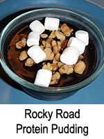 Rocky Road Protein Pudding (From Scratch)