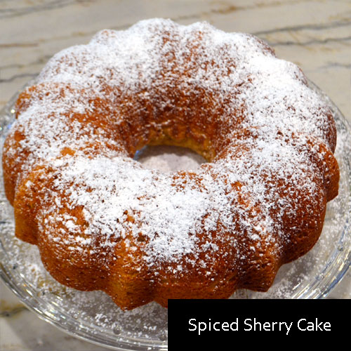 Spiced Sherry Cake