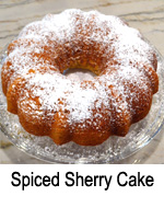 Spiced Sherry Cake