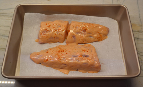 BBQ Fish with Cayenne Pepper on Top