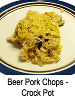 Beer Pork Chops - Crock Pot (Slow Cooker)