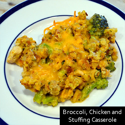 Broccoli, Chicken and Stuffing Casserole