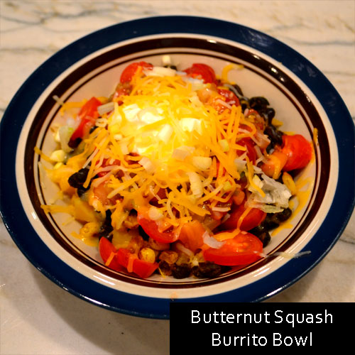 Butternut Squash Burrito Bowl