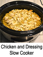 Chicken and Dressing - Slow Cooker