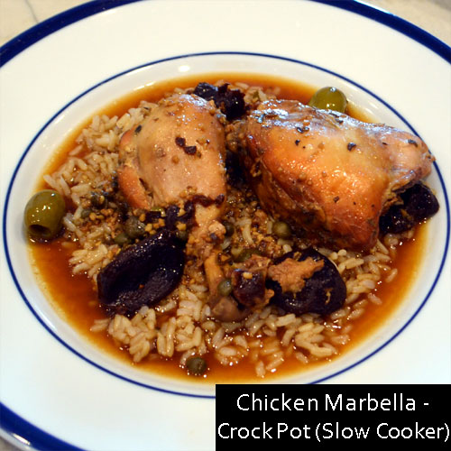 Chicken Marbella - Crock Pot (Slow Cooker)