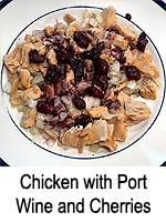 Chicken with Port Wine and Cherries