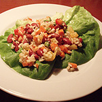 Bean and Rice Rolls with Honey Sauce