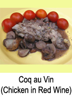 Coq au Vin (Chicken in Red Wine)