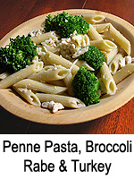 Penne Pasta, Broccoli Rabe & Ground Turkey