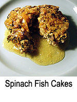 Spinach Fish Cakes