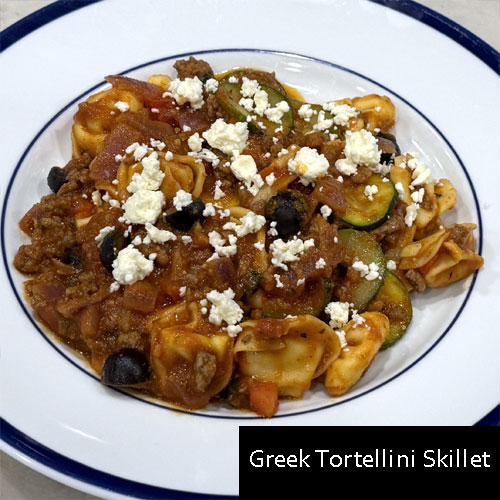 Greek Tortellini Skillet