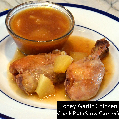 Honey Garlic Chicken - Crock Pot (Slow Cooker)