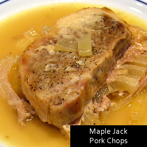 Maple Jack Pork Chops - Crock Pot (Slow Cooker)