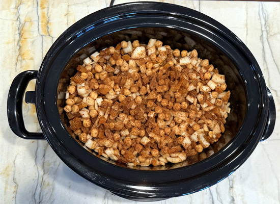 Spread the chickpea mixture over the chicken.