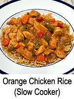 Orange Chicken and Rice - Slow Cooker