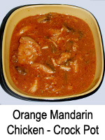 Orange Mandarin Chicken - Crock Pot (Slow Cooker)