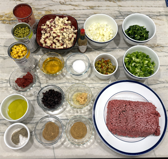 Prepare all the ingredients before you start.