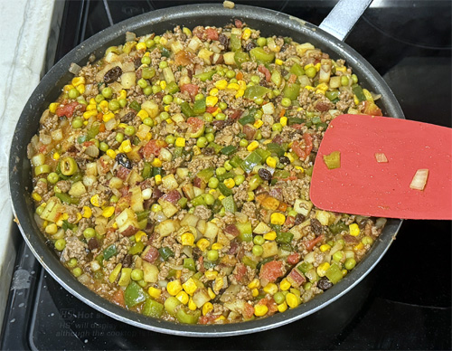Cover, reduce heat to low and simmer.