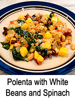 Polenta with White Beans and Spinach